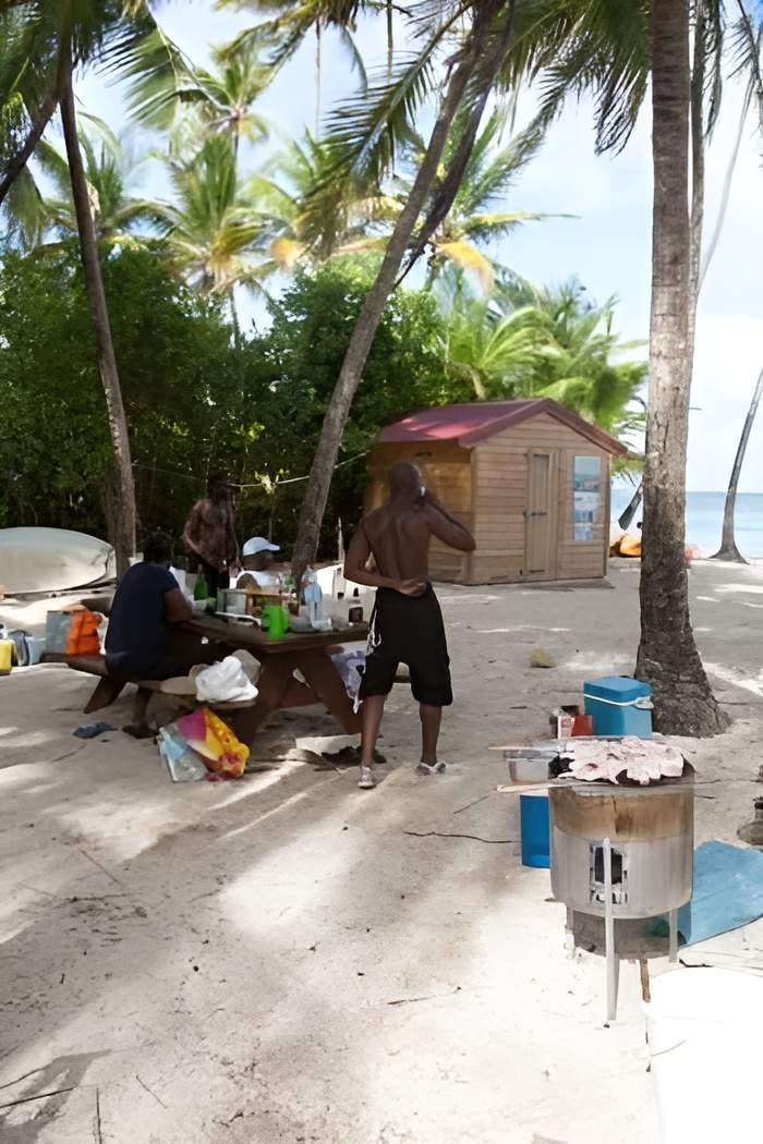 Détente sur la plage Sainte-Anne