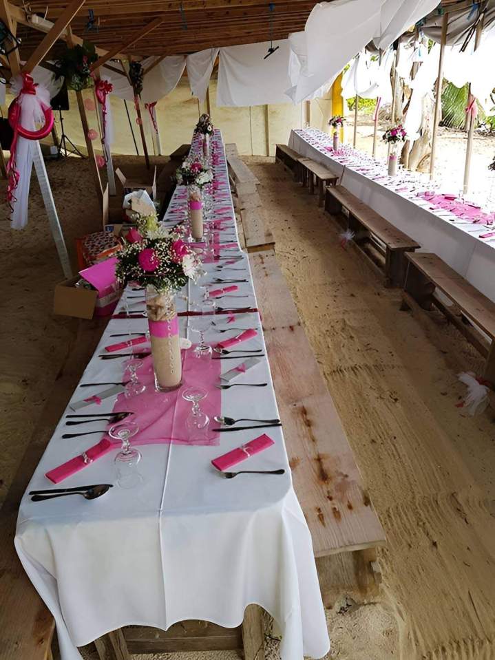 Événement mariage à la plage Sainte-Anne